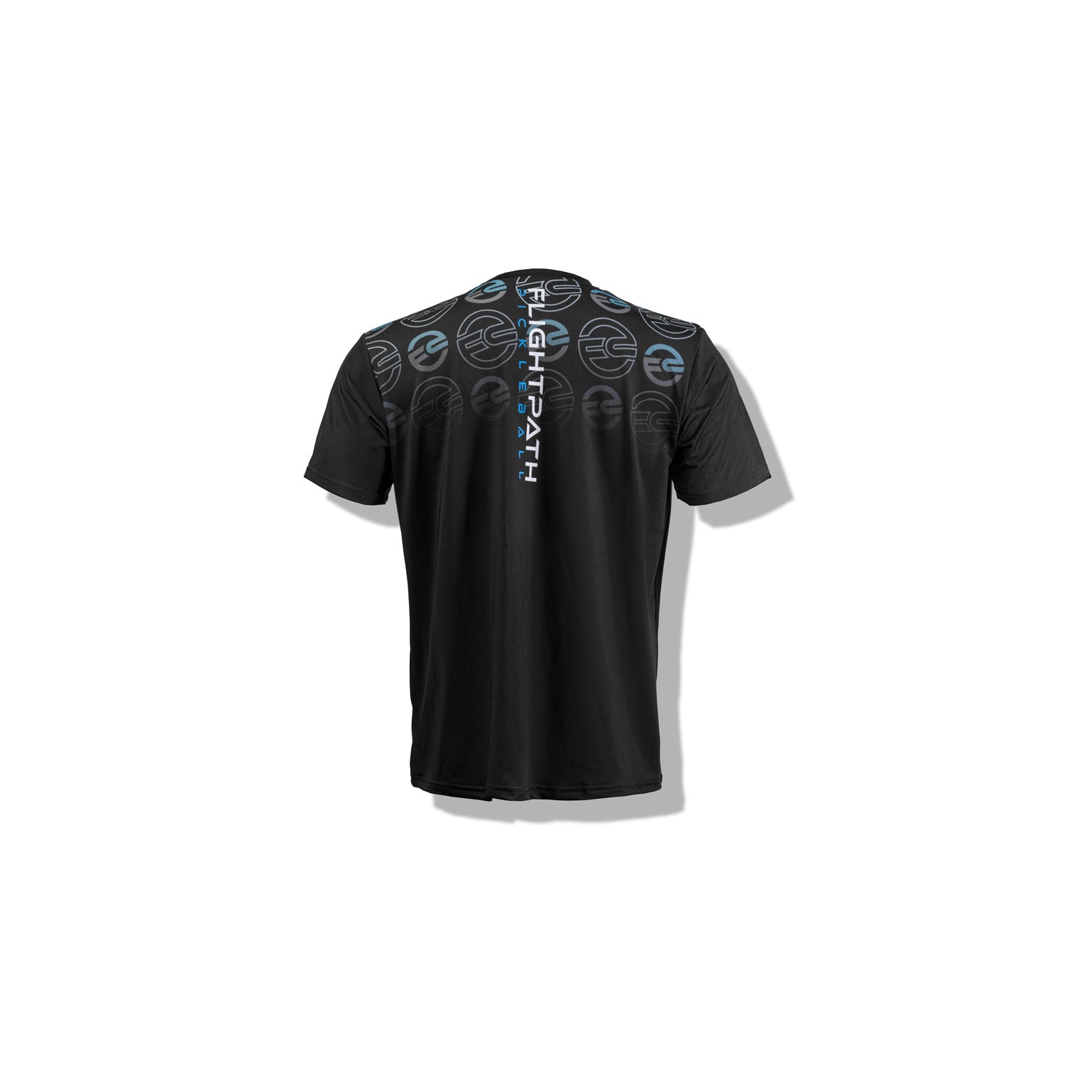 Men's Attack Tee (Black with floating logo graphic)