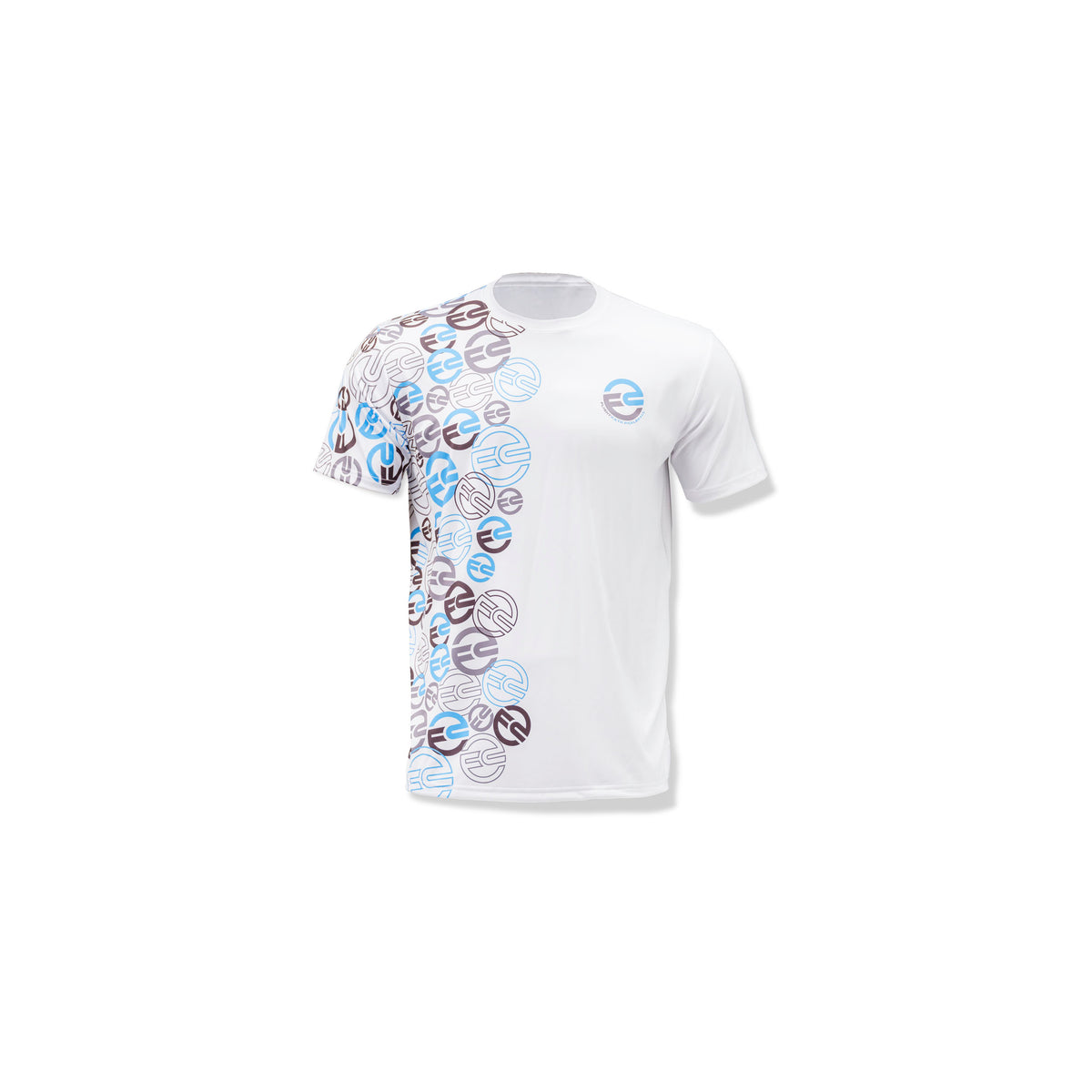 Men&#39;s Attack Tee (White with wrap-around logo graphic)