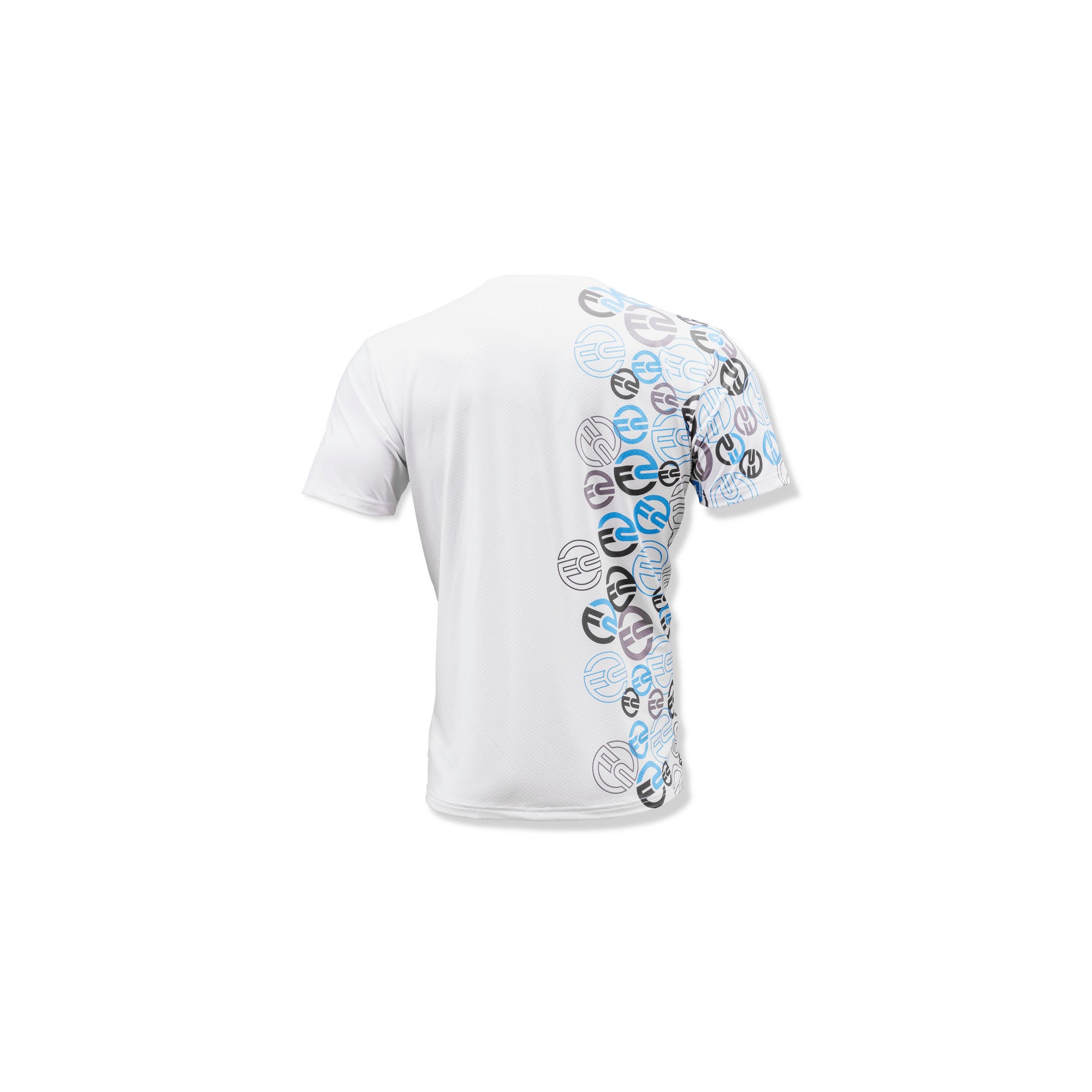 Men's Attack Tee (White with wrap-around logo graphic)