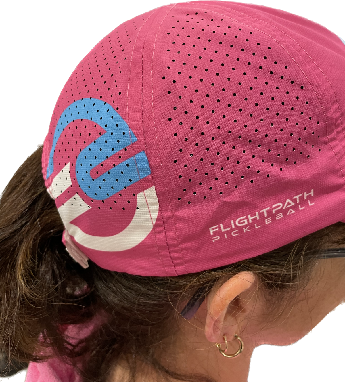 FlightPath Performance Hat with laser cut panels (Pink)