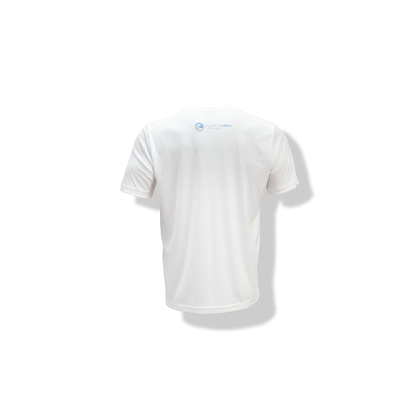 Men's Drive Tee (White) - FlightPath Pickleball