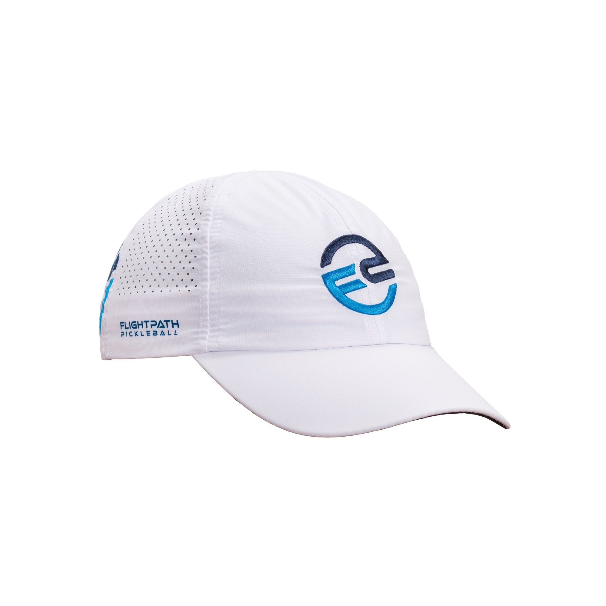 FlightPath Performance Hat with laser cut panels (White)
