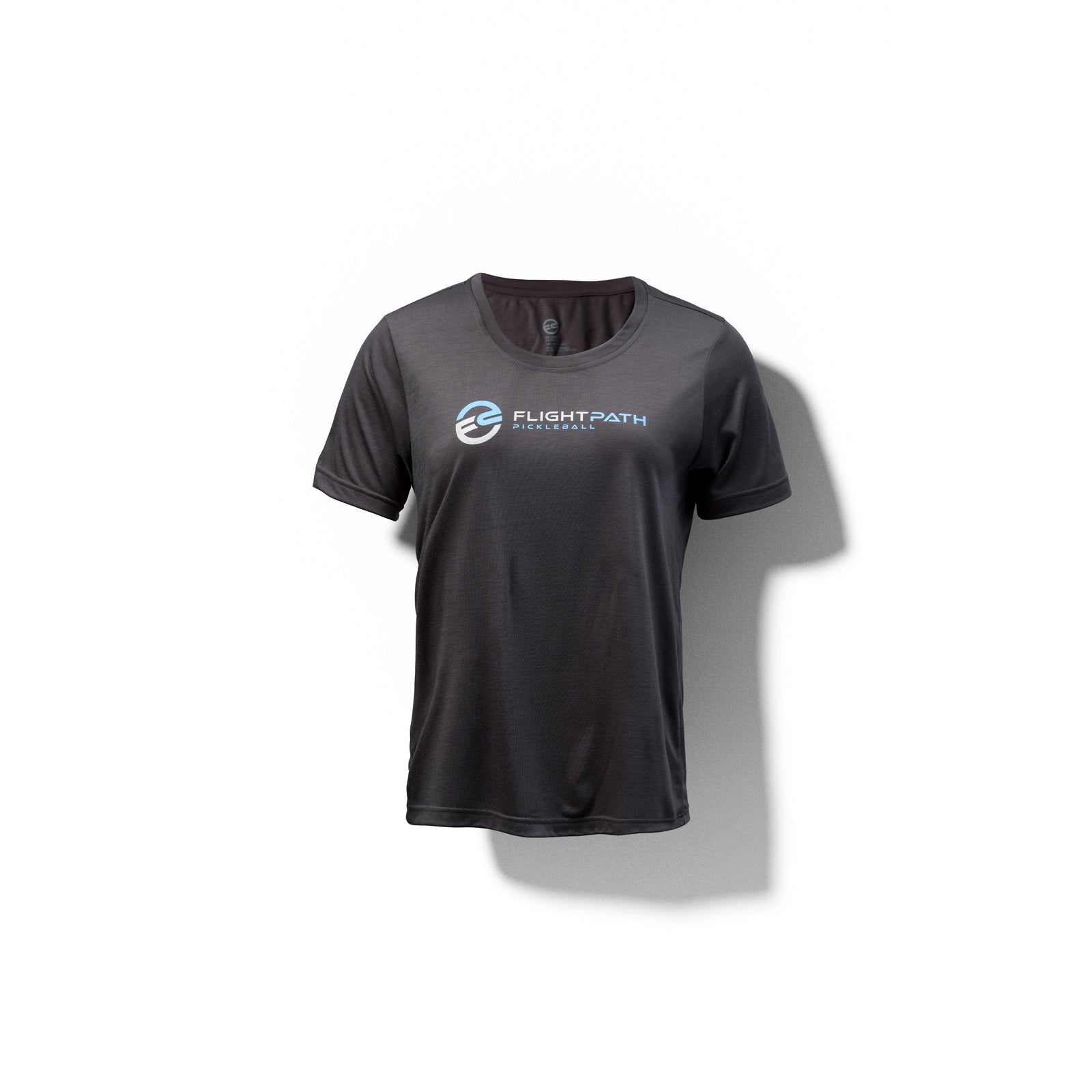 Women's Volley Tee (Carbon) - Flight-Path-Pickleball