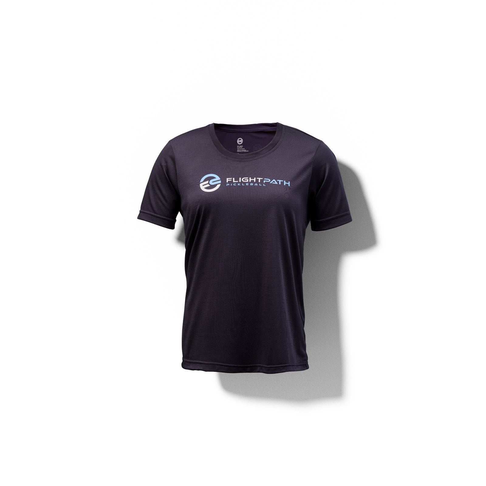 Women's Volley Tee (Navy) - Flight-Path-Pickleball