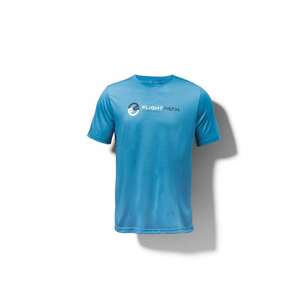 Men's Volley Tee (Blue) - FlightPath Pickleball