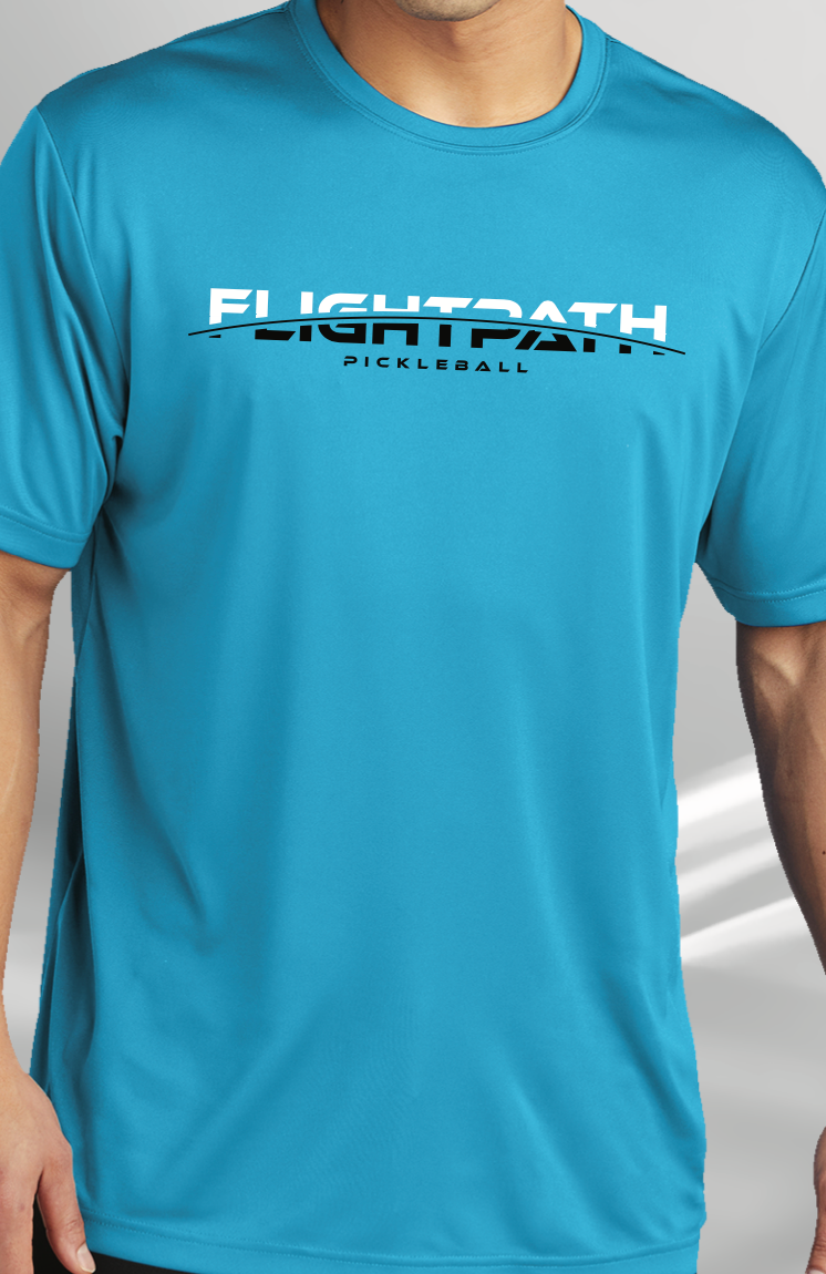 Men&#39;s Drive Tee with FlightPath Arc Logo (Blue)