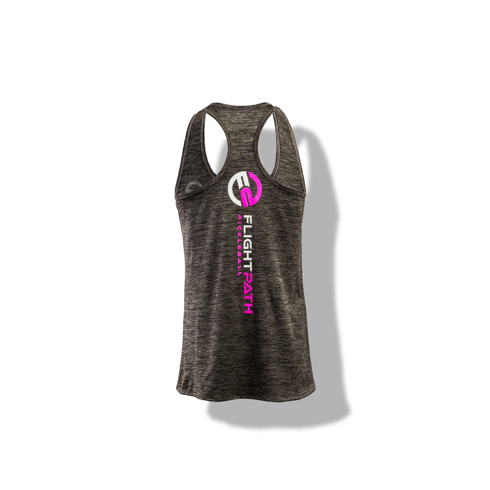 Women's Racerback Tank (Heathered Black)